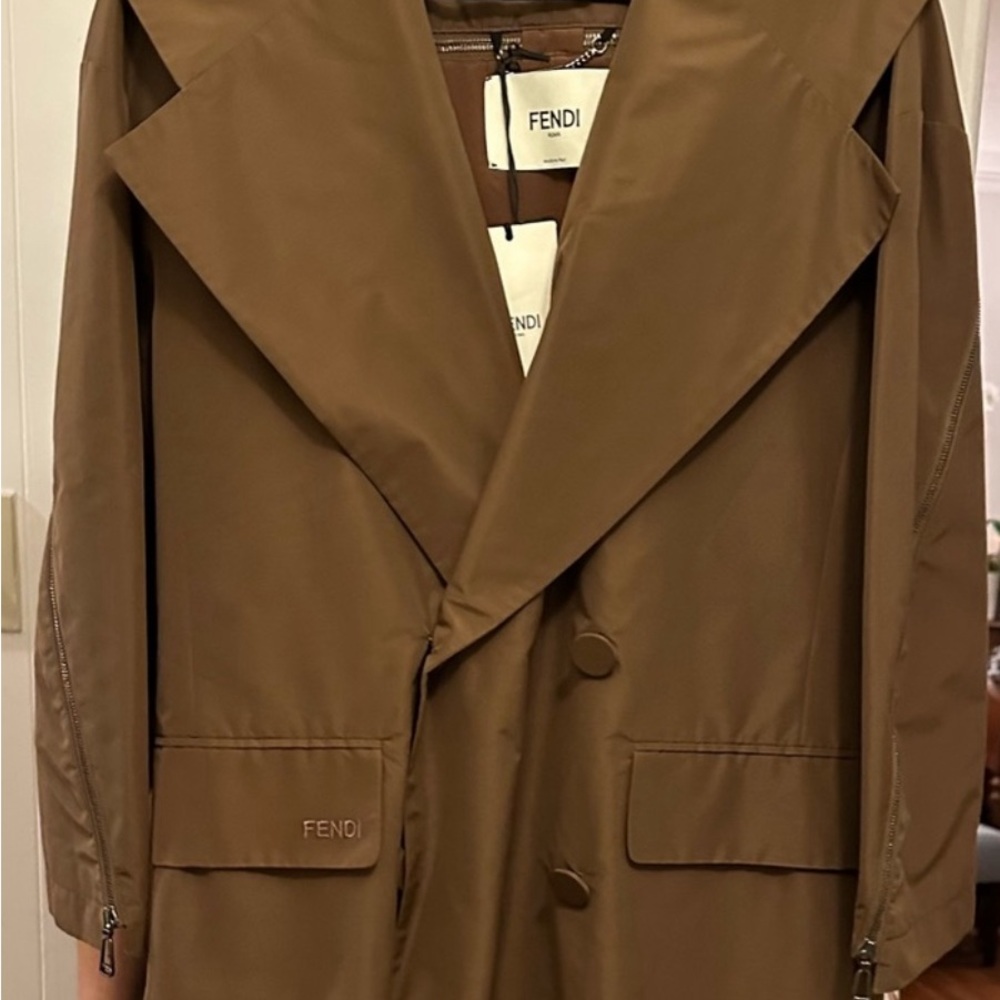 Fendi Art Nouveau Cap Coat size 8 - Picture 2 of 6